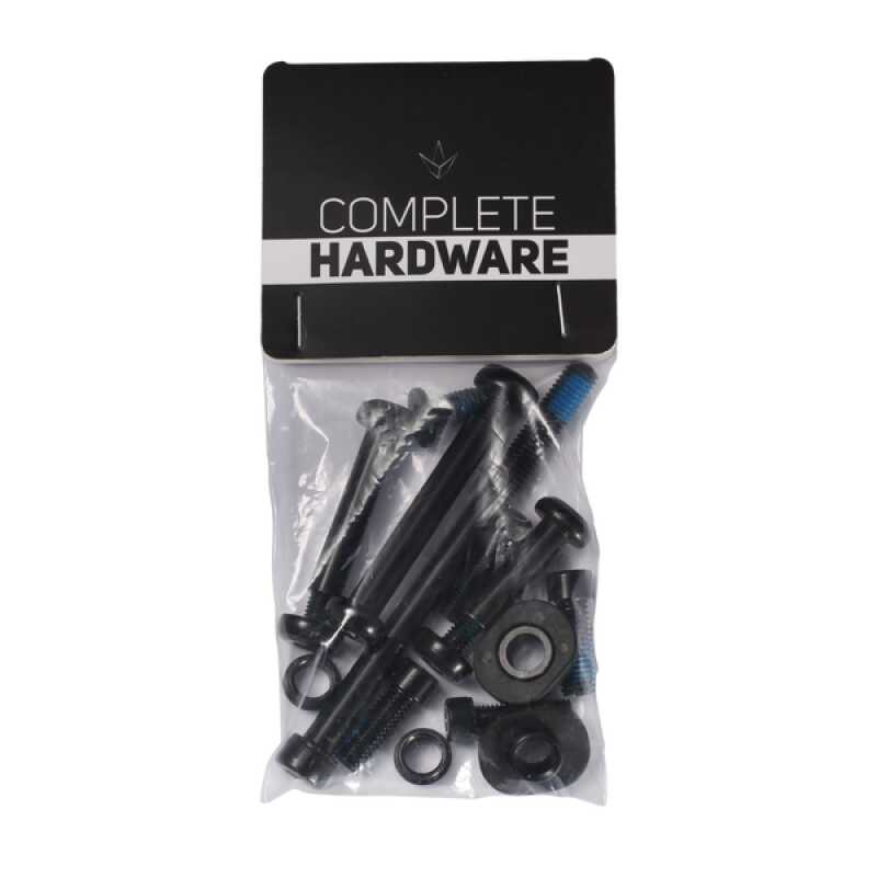Envy Scooter Hardware Pack with axles, bolts, and spacers.