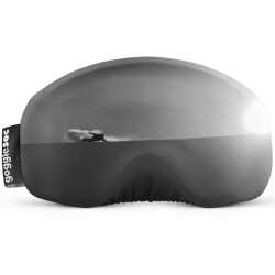 GoggleSoc goggle lens cover made from recycled plastic bottles protecting ski goggles