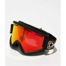 Dang Shades OG V4 Goggles in Happy Black with Fire lens