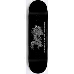 5BORO Dragon Deck 8.25 top grip view, 5BORO Dragon Deck 8.25 bottom graphic, 5BORO 8.25 skateboard deck profile