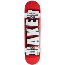 Baker Logo Complete 8.0 top view, Baker Logo Complete 8.0 bottom graphic, Baker 8.0 complete skateboard side profile