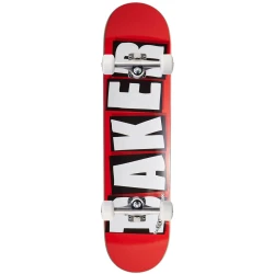 Baker Logo Complete 8.0 top view, Baker Logo Complete 8.0 bottom graphic, Baker 8.0 complete skateboard side profile