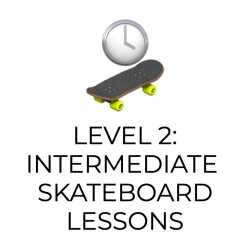 Intermediate skateboard lessons at Deckadence Board Shoppe in Pocatello.