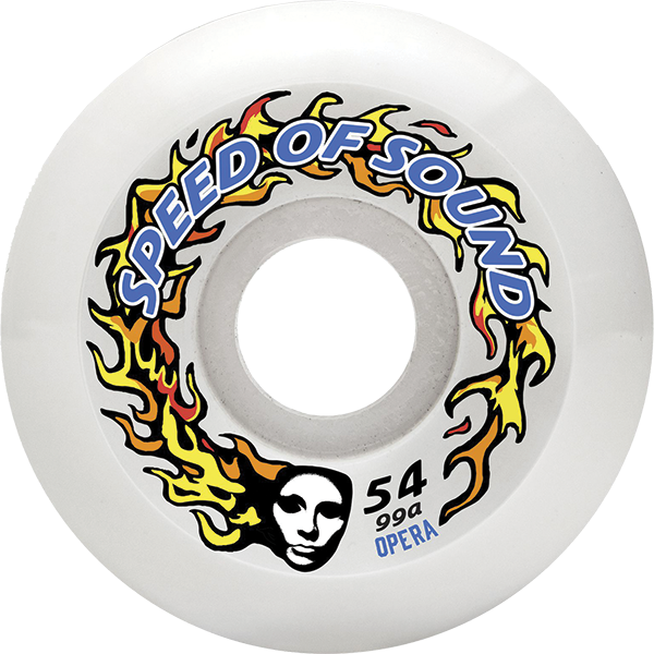 Opera SOS Fire Mask Wheels 54mm 99a conical skateboard wheels