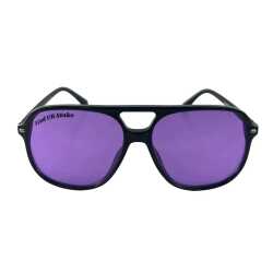 Happy Hour Dukes Shades Find Your Stoke sunglasses front view, Happy Hour Dukes sunglasses side profile, Find Your Stoke sunglasses detail