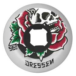 OJ Rose Skull Wheels 56mm Double Duro Chubbie skateboard wheels