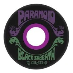 OJ Paranoid Super Juice 60mm 78a Black Sabbath skateboard wheels