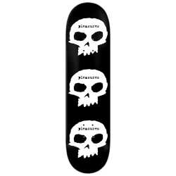 Zero x Pleasures Skulls 8.5 inch Skateboard Deck Graphic