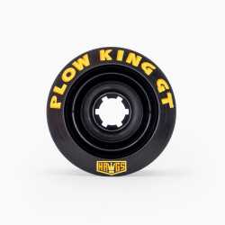 Hawgs 73mm 76a Plow King GT black longboard wheels