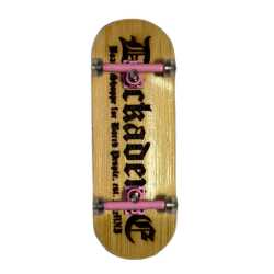 Deckadence Script 35mm Wood Fingerboard with Metal Trucks and Grip Tape