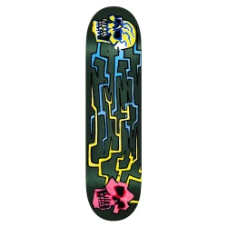 Krooked Bobby Worrest Skull Twin Tail 8.3 inch Slick Skateboard Deck