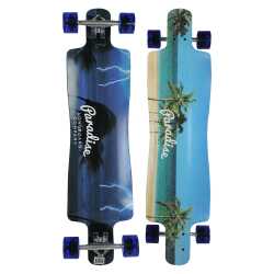 Paradise Storm 40 Inch Drop Down Longboard Maple Deck 70mm Wheels