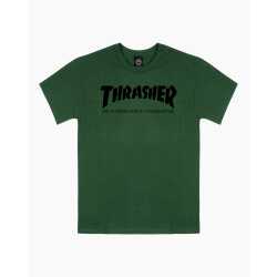Thrasher Skate Mag T-shirt Army Green with Classic Logo