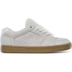 éS Accel White Gum Skateboard Shoe Suede Cupsole