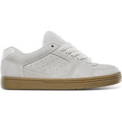 éS Accel White Gum Skateboard Shoe Suede Cupsole