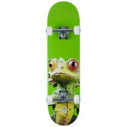 Push Lizard Big Complete Skateboard 7.5 Green Fully Assembled 7-Ply Maple