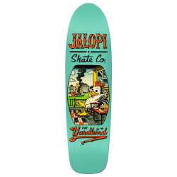 Antihero Jalopi Yardbird Deck 9.81 inch wide shaped skateboard.