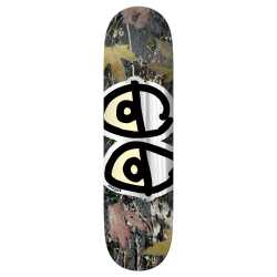 Krooked Eyes Camo Foil Deck 8.5 inch with reflective finish.