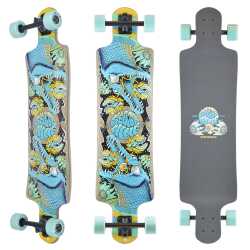 Sector 9 | Fault Line Feast - 38" Drop Through Longboard Complete