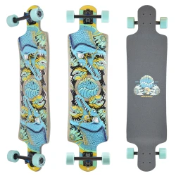 Sector 9 | Fault Line Feast - 38" Drop Through Longboard Complete