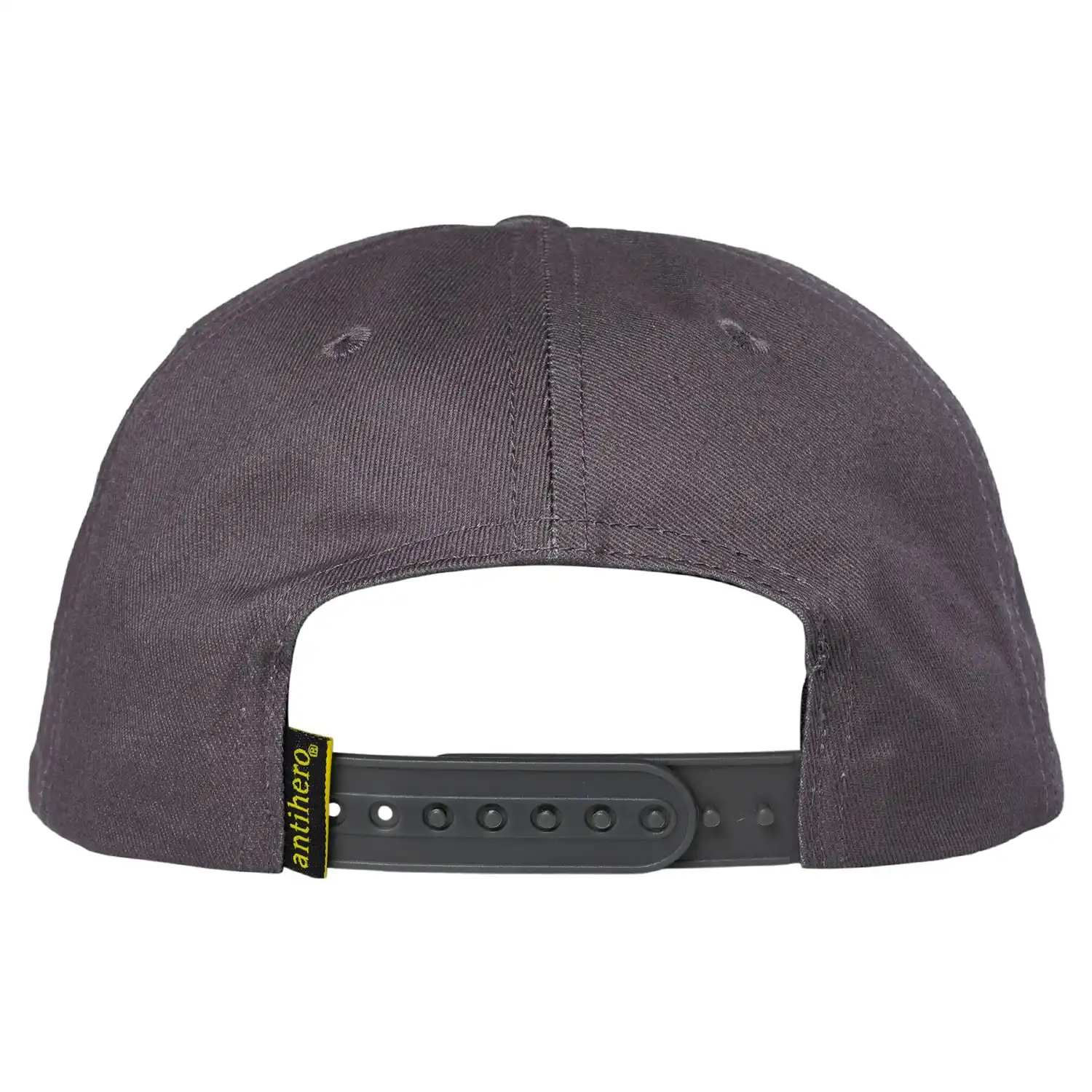 Antihero | Lil Pigeon Snapback Hat - Grey/Yellow - Image 2