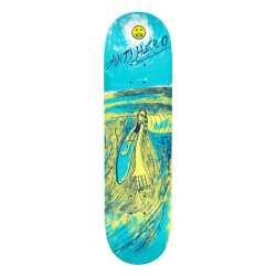 Antihero Daan Expressions Deck 8.75 inch shaped skateboard deck featuring custom directional artwork on a stained wood veneer.