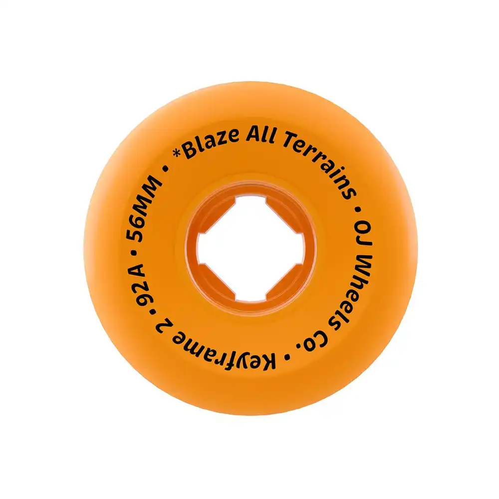 OJ Wheels | 56mm 92a Realtree APX Keyframe Orange Wheels - Image 3