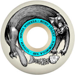 Bones 99a Skateboard Wheels Lilley Blk Cat 56mm V5 Sidecuts X99.