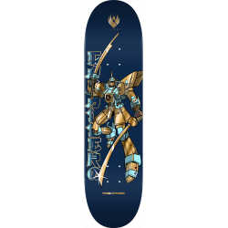 Powell Peralta 8.5" Steve Caballero Gundam Flight Deck in Blue with Gold Foil.