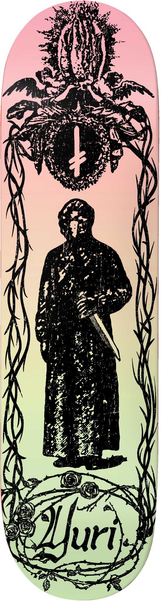 Deathwish Yuri Facchini Priest Skateboard Deck 8.125.