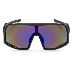 CHPO Henrik Sunglasses in Black and Purple Mirror.