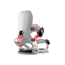 Bataleon Blaster AsymWrap FASE Snowboard Bindings in Sky Grey 2026/27 model showing straps and chassis.