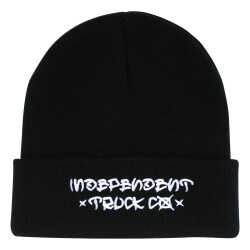 ndependent Street Script Beanie in Black.