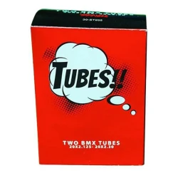 Stranger 20" x 2.5" BMX Bike Tubes Set of Two in packaging.