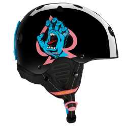ProTec | Low Pro Snow Certified Helmet - Santa Cruz Signature, Gloss Black.